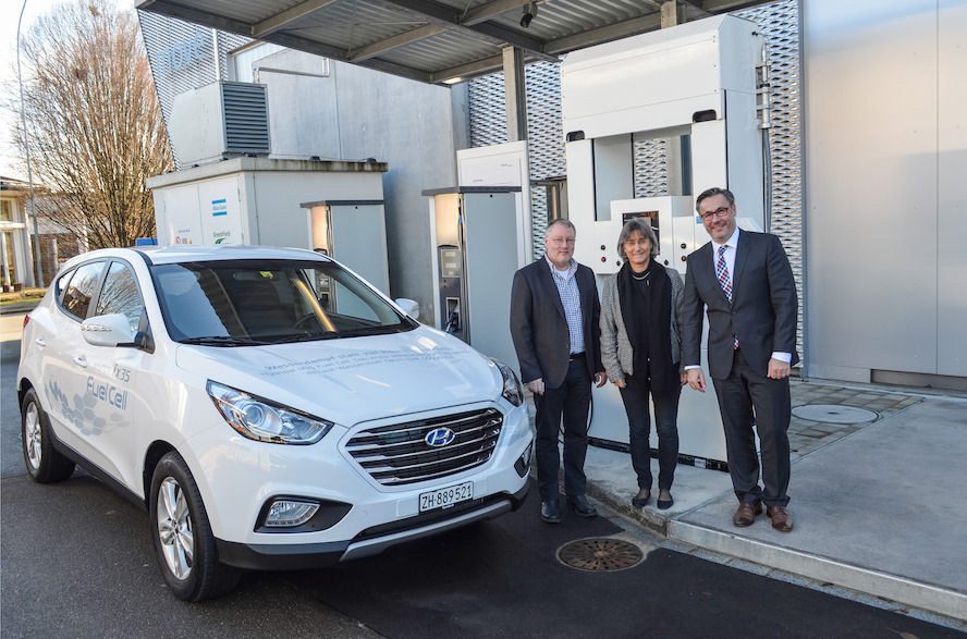 I clienti privati svizzeri ed Empa a Dübendorf puntano sulla prima vettura a idrogeno al mondo prodotta in serie di Hyundai