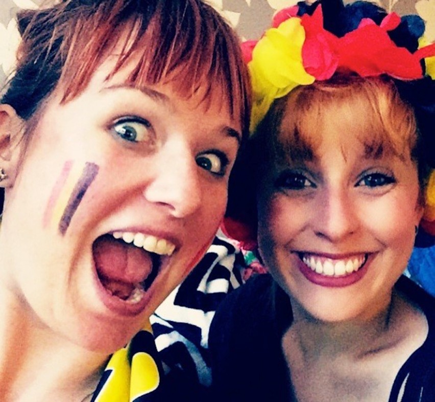 Ellen en Maya<br/>Hallo televisie! (c) VRT