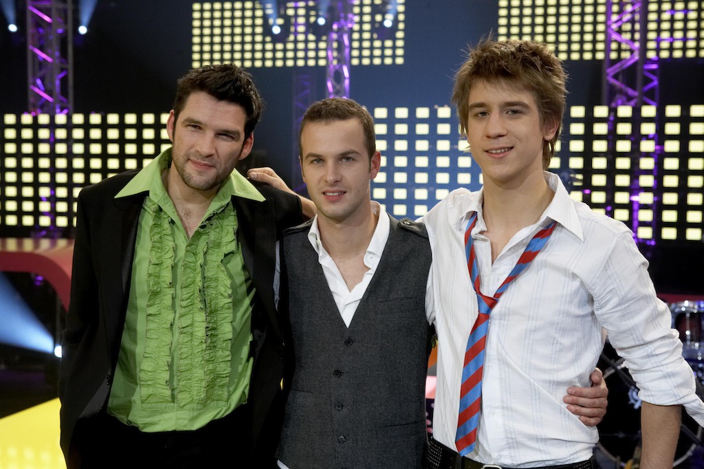 Roel Vanderstukken, Stan Van Samang en Timo Descamps tijdens Steracteur Sterartiest in 2006 - (c) VRT Bart Musschoot