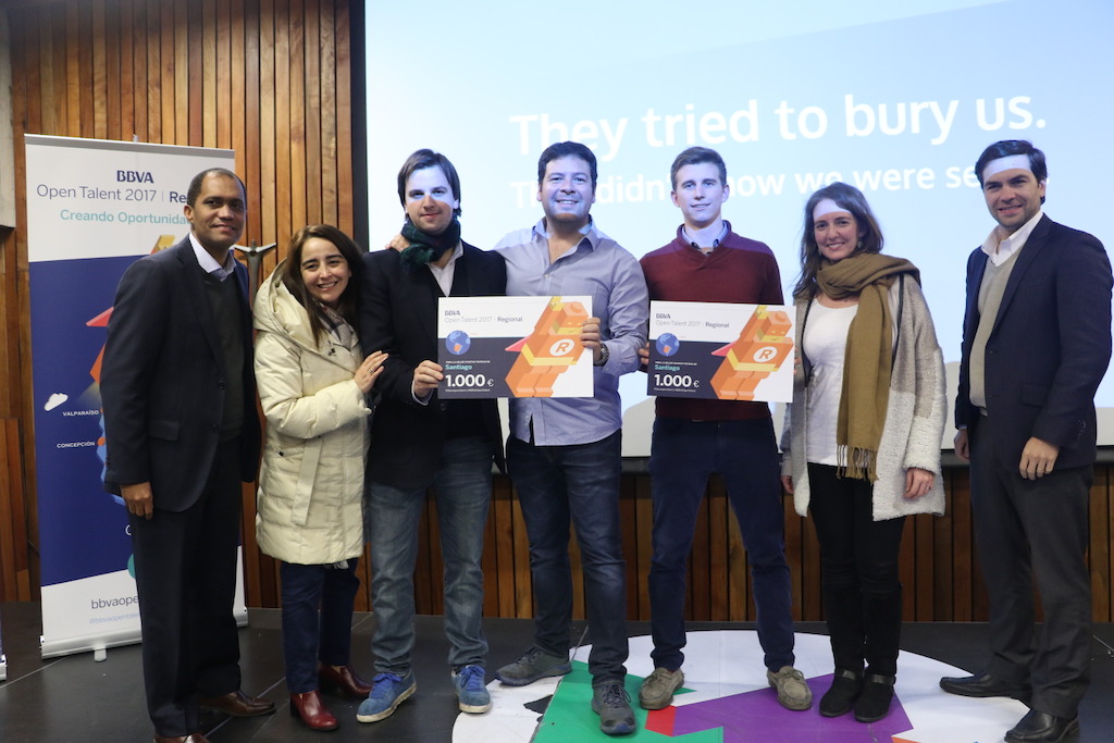 Finalistas de BBVA Open Talent en Santiago