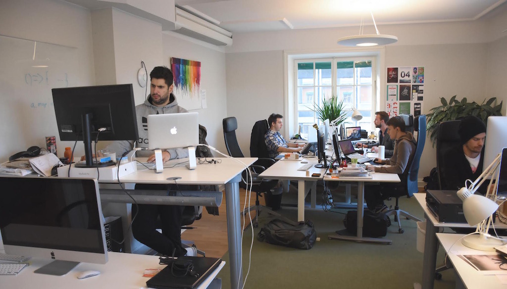 Dempsey's office in Stockholm