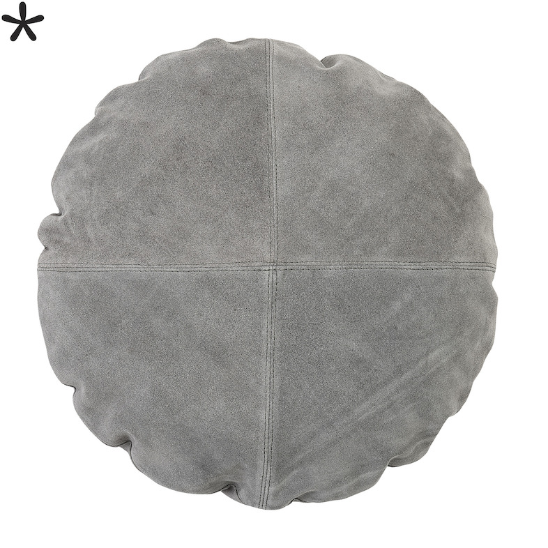 Bloomingville Suede kussen rond Grijs 99€