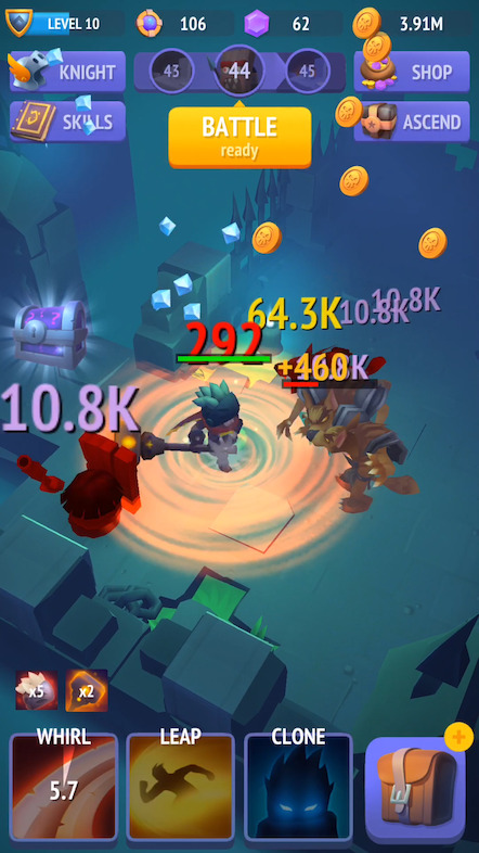 Nonstop Knight in action