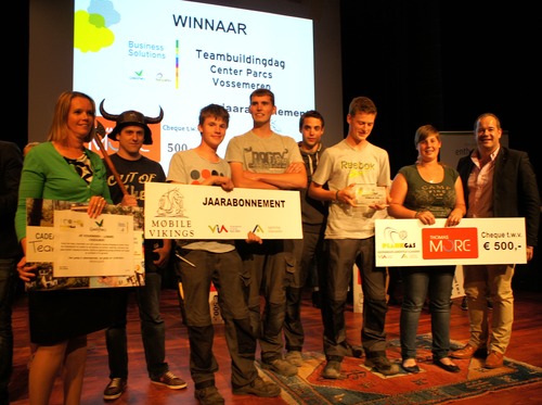 De groep van Droomtuin wint Plan(k)gas