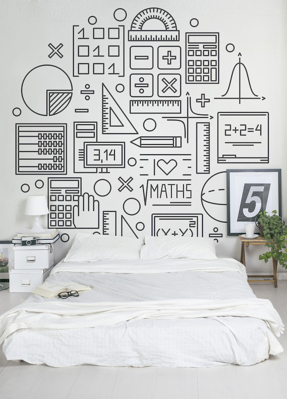 Maths - Circle Wallpaper Mural
