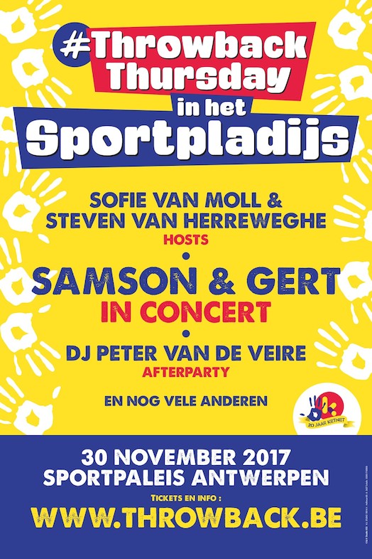(c) VRT- Affiche Throwback Thursday