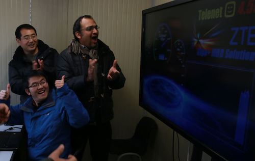 Telenet en ZTE breken Europees snelheidsrecord 4,5G