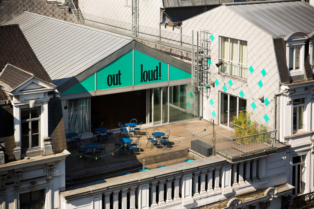 Toit-terrasse Beursschouwburg © Bram Tack