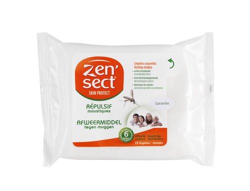 Zensect Doekjes Afweermiddel tegen muggen
