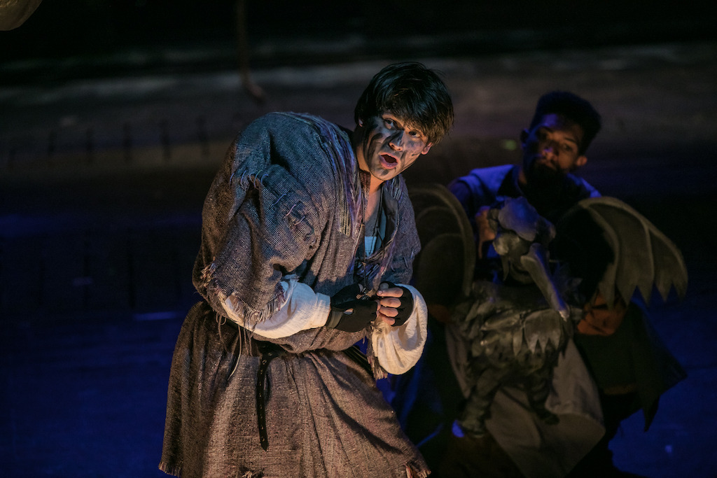 Haden Rider as Quasimodo in HUNCHBACK. Photo by Daniel Parvis.