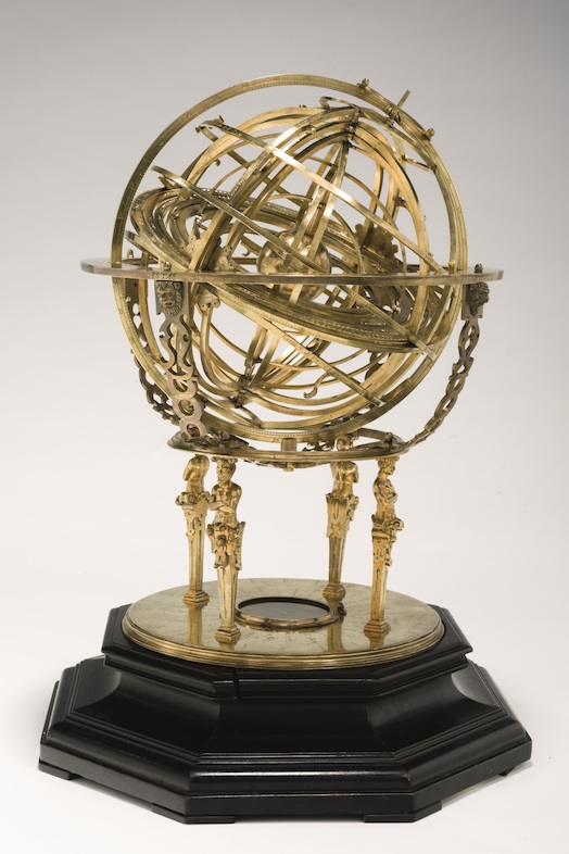 © Gualterus Arsenius, Ptolemaic Armillary Sphere, Leuven, 1573. Munich, Bayerisches Nationalmuseum.