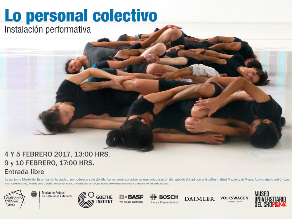 Invitación: Lo personal colectivo. Laboratorio coreográfico con Isabelle Schad