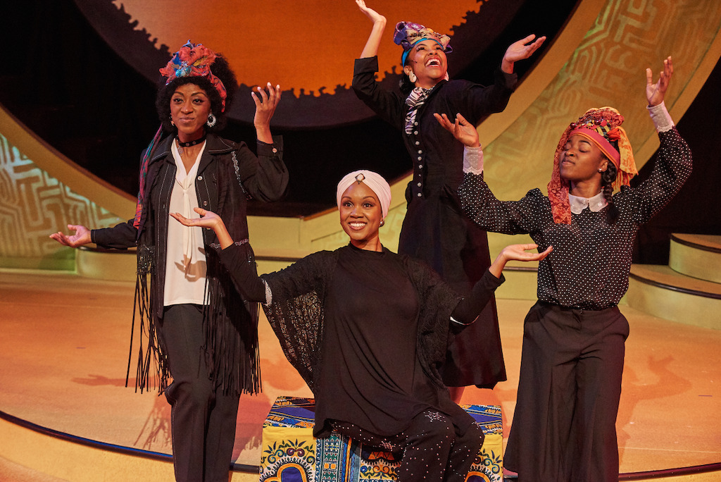 (left to right) Tina Fears, Marliss Amiea, Chani Maisonet and Chelsea Reynolds in SIMPLY SIMONE