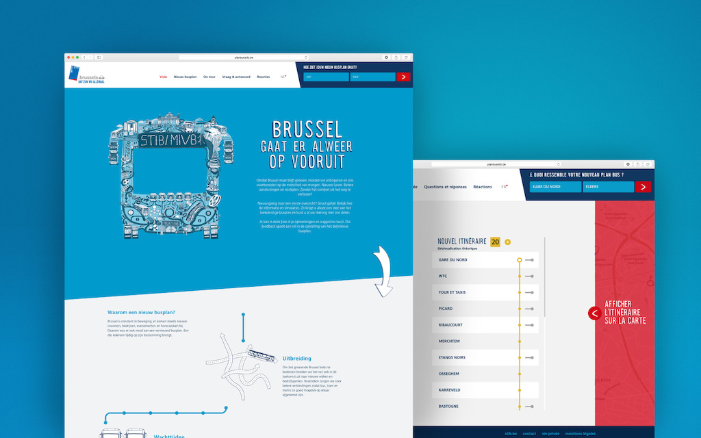 Tablet/Mobile interface