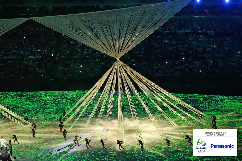 Panasonic @ JJOO Rio 2016 VideoMapping en Inauguración