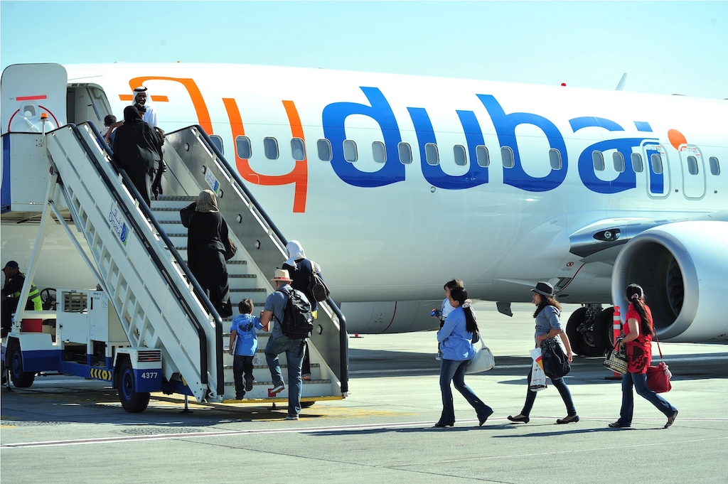 Passengers boarding