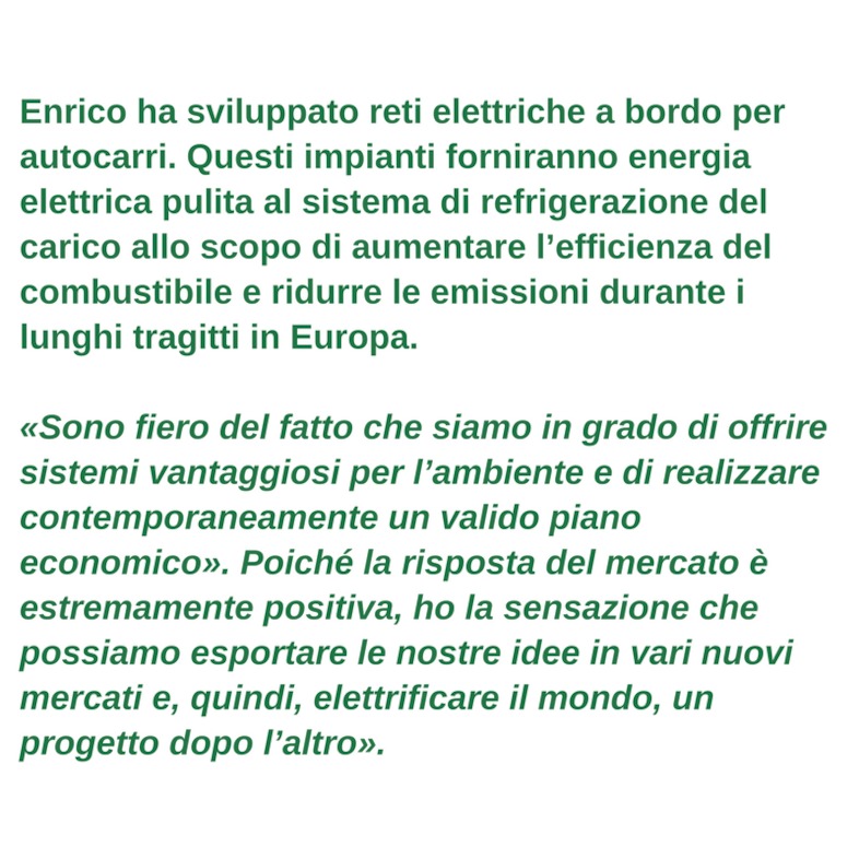 Profilo del lavoratore verde - Enrico Migchels