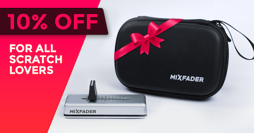 Valentine’s Day Special offer for all music lovers: 10% Off Mixfader + Case Bundle