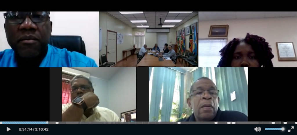 Screen Shot of PMC Meeting