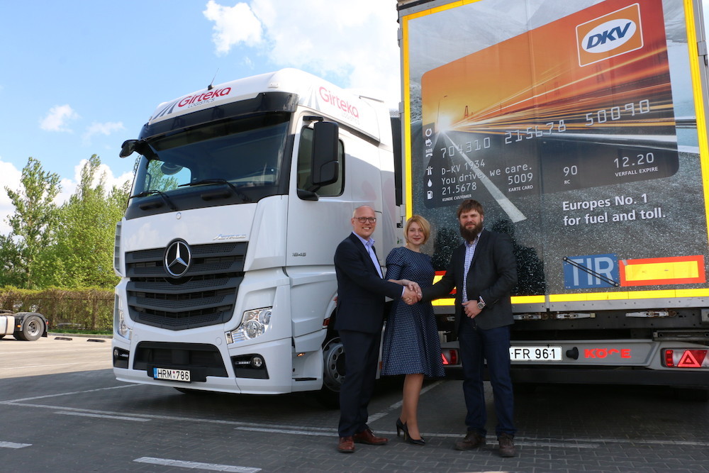 DKV Euro Service signe un partenariat avec Girteka Logistics