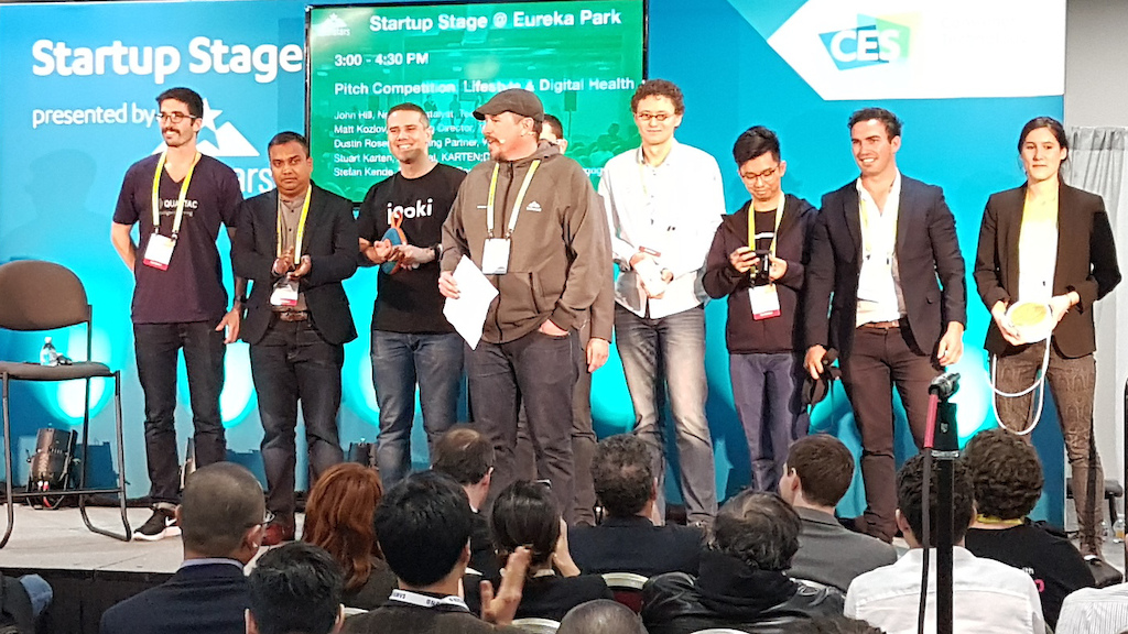 Fun on Techstars CES 2017 stage
