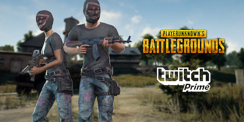 Twitch Prime-Mitglieder aufgepasst: Ab 9. Juni gibt es exklusive Twitch-Skins für das Kultspiel PLAYERUNKNOWN’S BATTLEGROUNDS