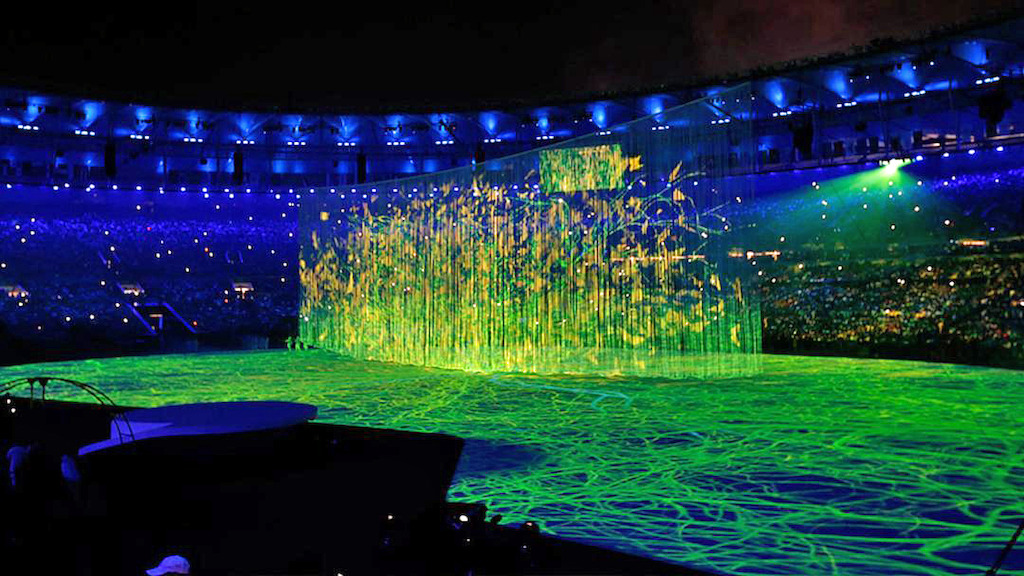 Panasonic @ JJOO Rio 2016 VideoMapping en Inauguración