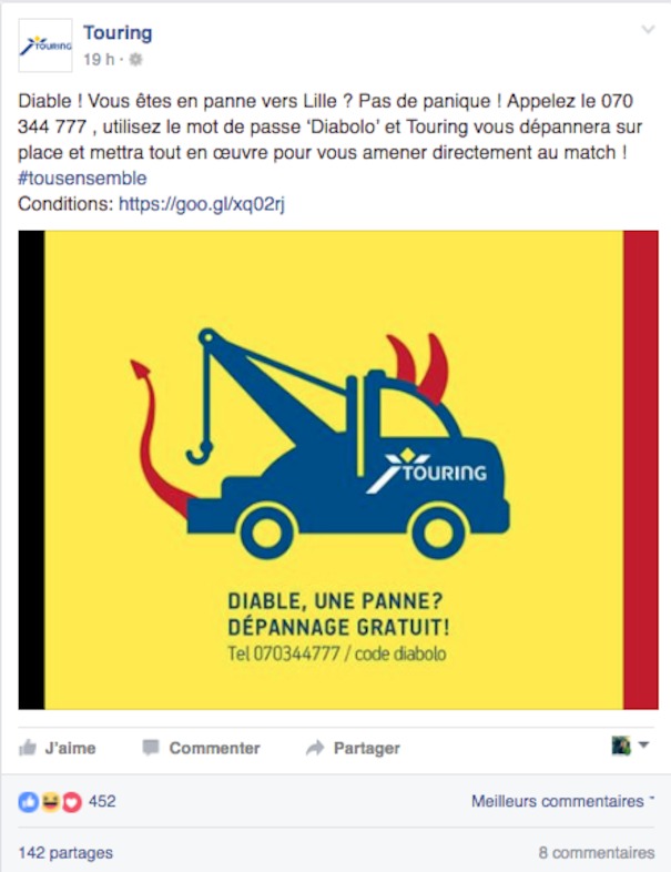 Post Facebook Touring