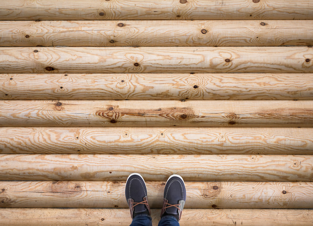 Chalet | <br/>Log Wood Effect Vinyl Flooring