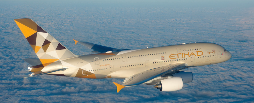 Etihad Airways vervoert 17% meer gasten in 2015