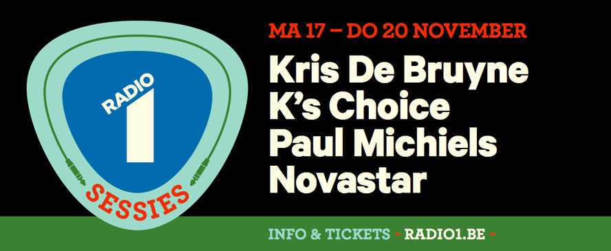 Novastar, K's Choice, Paul Michiels en Novastar op Radio 1 Sessies 2014