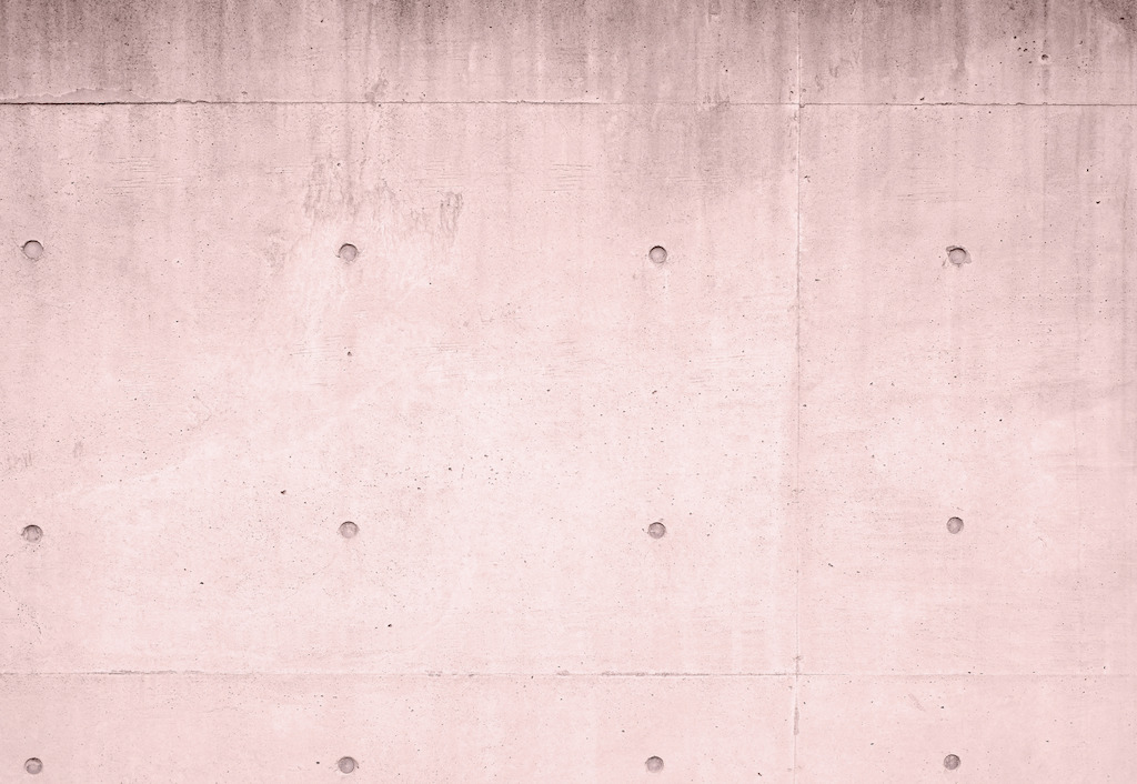 Pink Modern Concrete Block Wall Mural