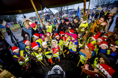 Leerlingen van Basisschool 't Kofschip uit Edegem (c) VRT - Thomas Geuens