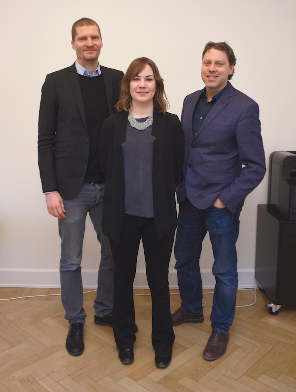 Le management de Dempsey : Richard von Yxkull, Erika Vestman, et Joel Wahlstrom