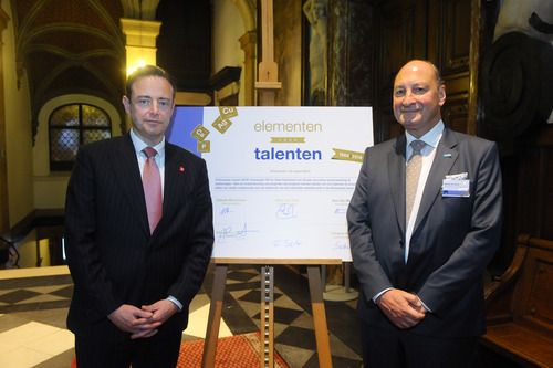 50 jaar BASF Antwerpen - Burgemeester Bart De Wever en Wouter De Geest, Afgevaardigd bestuurder BASF Antwerpen