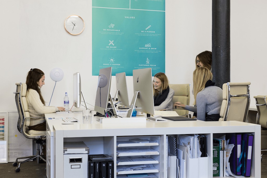 The design team during a concept meeting