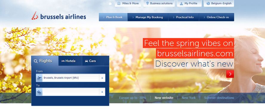 Brussels Airlines launches new website