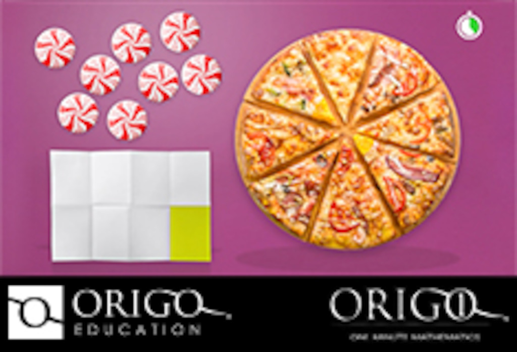 Pinterest Pin of an ORIGO 1 Math animation