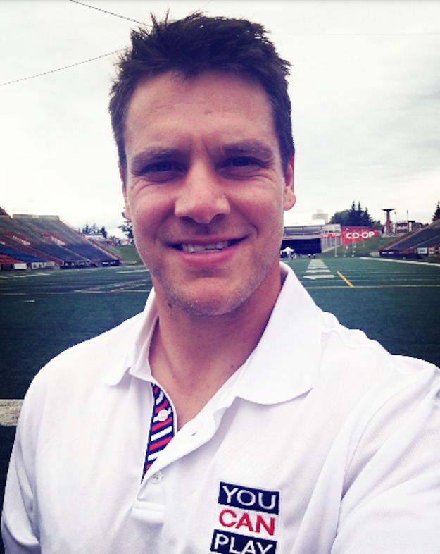 Calgary Stampeders YCP Ambassador Rob Cote