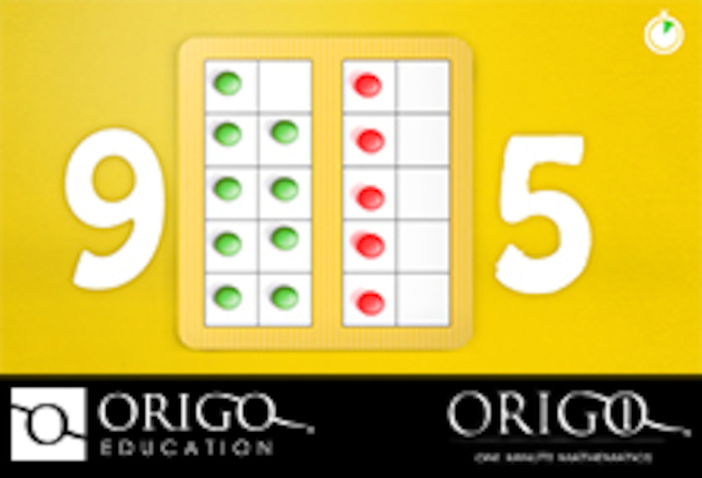 Pinterest Pin of an ORIGO 1 Math animation