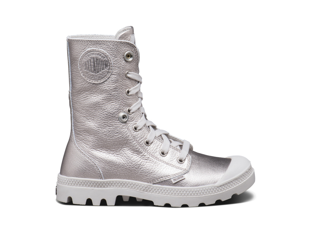 Palladium_women Baggy Metallic Lea - 99.95