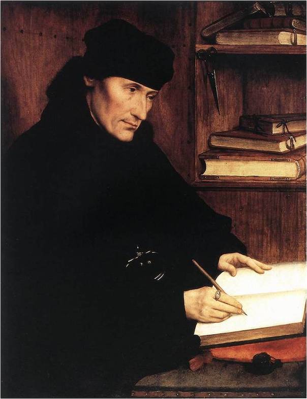 À la recherche d’Utopia © Quinten Massys, Portrait of Erasmus of Rotterdam, 1517, Palazzo Barberini, Rome