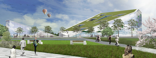 Nieuwe gebouw Cordacampus Hasselt.