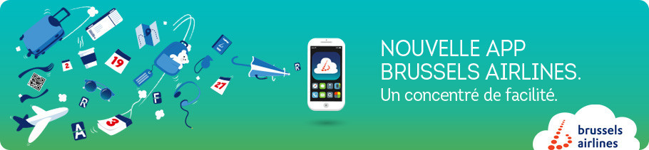 Brussels Airlines commence l'année de la digitalisation avec le lancement de son application mobile