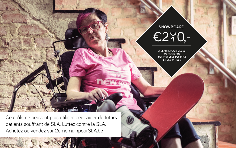 Des patients atteints de SLA vendent leurs objets personnels au profit de la recherche.