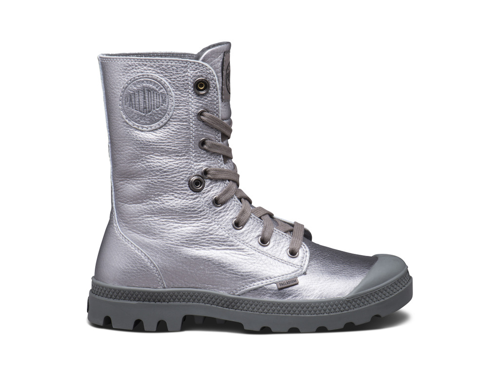 Palladium_women Baggy Metallic Lea - 99.95