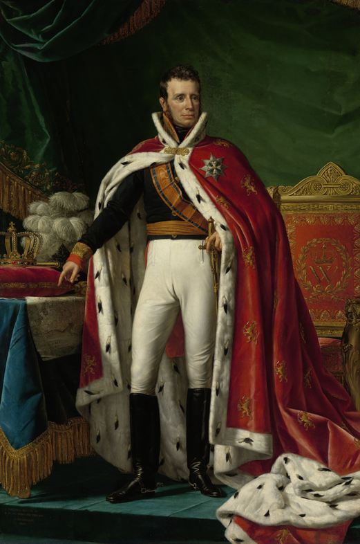 Portret van Willem I, koning der Nederlanden, Joseph Paelinck, 1819