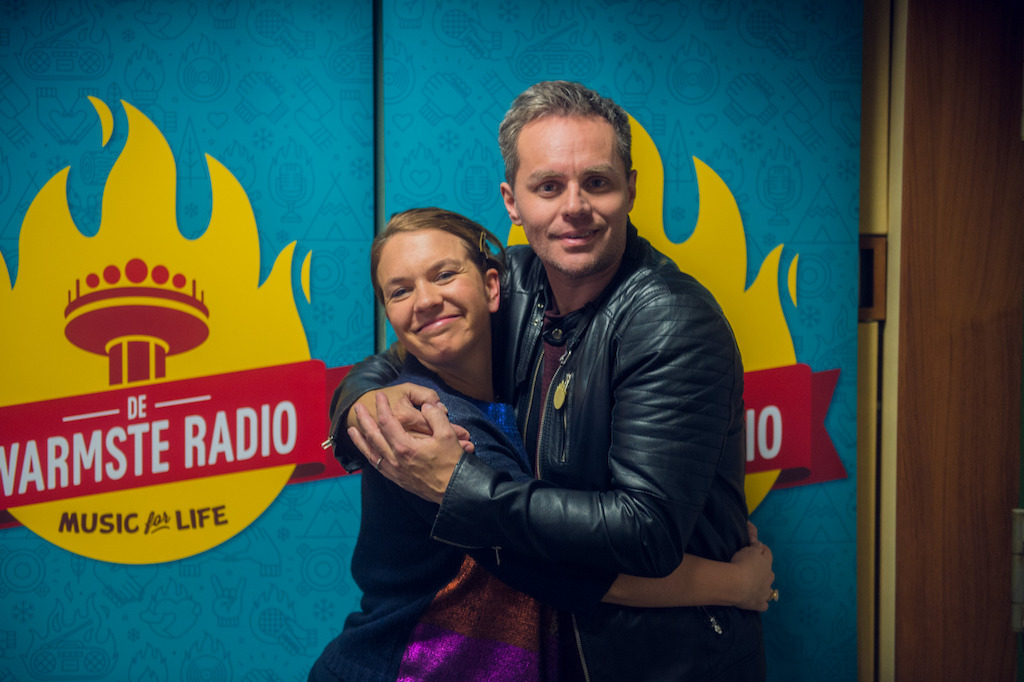 Siska Schoeters (Studio Brussel) & Peter Van de Veire (MNM) - (c) VRT/Jokko