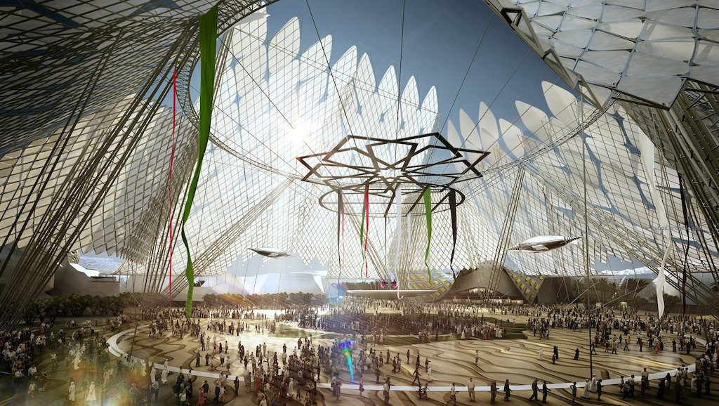 Architectural Impression of Al Wasl Plaza Expo 2020 Dubai
