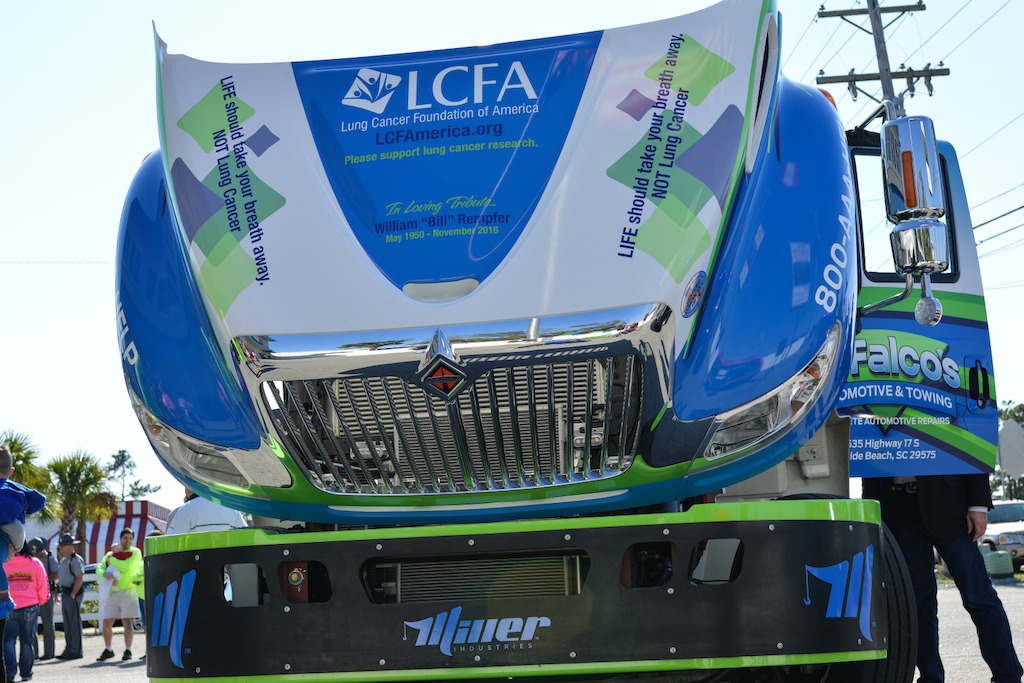DeFalco's Automotive & Towing heavy tow truck with LCFA detailing